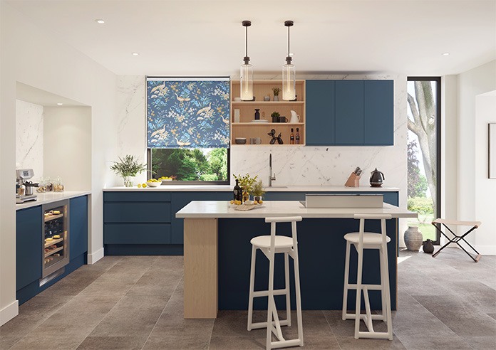 Jade, Vintage Blue - Roller Blind - Image 8